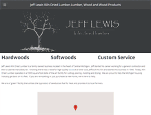 Tablet Screenshot of lewislumbersales.com